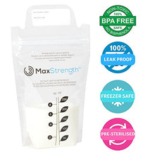 Carica l'immagine nel visualizzatore di Gallery, Contenitori per lo stoccaggio del latte materno Set da 120 pz, 8 oz 120pc - Ilgrandebazar