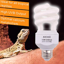 Carica l'immagine nel visualizzatore di Gallery, AIICIOO 10.0 Lampadina UVB 15W 10% compatta e Fluorescente per rettili... - Ilgrandebazar