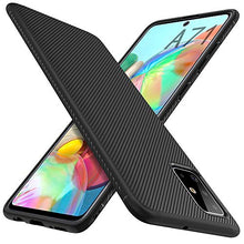 Carica l'immagine nel visualizzatore di Gallery, iBetter per Samsung Galaxy A71 Cover, Ultra Sottile di Gomma, Custodia Nero - Ilgrandebazar