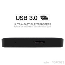 Carica l'immagine nel visualizzatore di Gallery, KESU 2,5" 320GB Ultra Slim Hard Disk Esterno Portatile USB3.2 SATA 320G, Nero - Ilgrandebazar