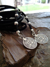 Carica l'immagine nel visualizzatore di Gallery, BLACK BOHO GYPSY CHOKER ★ Colletto avvolgente - Ilgrandebazar