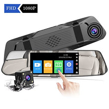 Carica l'immagine nel visualizzatore di Gallery, 【2020 Nuova Versione】 CHORTAU Telecamera per Auto da 4,8 pollici Touchscreen...