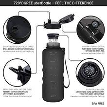 Carica l'immagine nel visualizzatore di Gallery, 720°DGREE Bottiglia d'Acqua “uberBottle“ - 01 Softtouch | Onyx Black - Nero