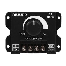Carica l'immagine nel visualizzatore di Gallery, Regolatore dimmer, 12V-24V Interruttore led 30A Funzionamento manuale per...