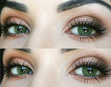 Carica l'immagine nel visualizzatore di Gallery, GLAMLENS Lenti a contatto colorate verdi Green - mensili - con porta lenti a...