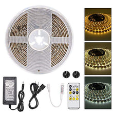Carica l'immagine nel visualizzatore di Gallery, URAQT Striscia LED 5M，Impermeabile Bianco Freddo &amp; Caldo 5m - Ilgrandebazar