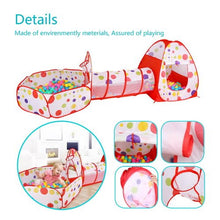 Carica l'immagine nel visualizzatore di Gallery, Tunnel con Palline Bambini - MAIKEHIGH Indoor / Outdoor Gioco e Play Rosso - Ilgrandebazar