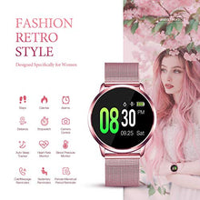 Carica l'immagine nel visualizzatore di Gallery, Smartwatch Elegante per Donna Ragazza Impermeabile IP67 con... - Ilgrandebazar