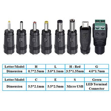 Carica l'immagine nel visualizzatore di Gallery, PChero 24W Alimentatore Universale con 8 Spine CC per 3V-12V Elettronica...
