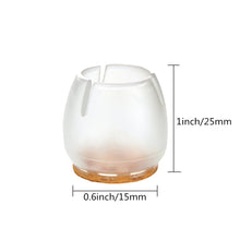 Carica l'immagine nel visualizzatore di Gallery, CHBKT 32pcs della Sedia Cappellini Piedini in Gomma Adatto per 12-16 mm - Ilgrandebazar