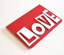Carica l'immagine nel visualizzatore di Gallery, Big love - amore - san valentino - biglietto d'auguri (formato 10,5 x 15 cm)... - Ilgrandebazar