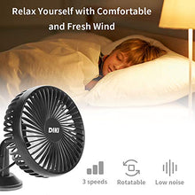 Carica l'immagine nel visualizzatore di Gallery, DIKI Ventilatore Auto, USB Ventola per Auto A 3 velocità Ventola...