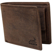 Carica l'immagine nel visualizzatore di Gallery, Portafoglio in vera pelle, Slim, confortevole e molto robusto brown / marrone