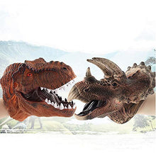 Carica l'immagine nel visualizzatore di Gallery, Kobwa - Marionetta a forma di dinosauro, 21,08 cm, in morbida Triceratops - Ilgrandebazar