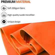 Carica l'immagine nel visualizzatore di Gallery, Eono by Amazon - Asciugamano in Microfibra, M - 100cm x 50 cm, Arancione