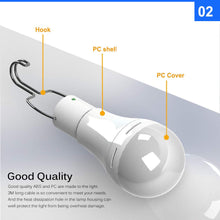 Carica l'immagine nel visualizzatore di Gallery, Lampadina a LED ad energia solare, Konesky lampada a sospensione telecomando