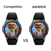 Carica l'immagine nel visualizzatore di Gallery, AKWOX [4 Pezzi] Pellicola Vetro Temperato Gear S3 Frontier &amp; Classic... - Ilgrandebazar