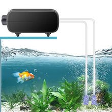 Carica l'immagine nel visualizzatore di Gallery, IREENUO Ossigenatore per Acquario, 3W - 2 * 150L/H Silenzioso Pompa 2 uscita - Ilgrandebazar