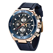 Carica l'immagine nel visualizzatore di Gallery, Orologio uomo BY BENYAR Cronografo Analogico Impermeabile Orologi Blackblue - Ilgrandebazar