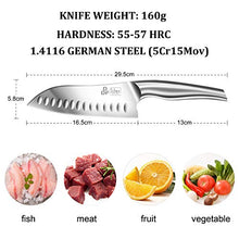 Carica l'immagine nel visualizzatore di Gallery, DDF iohEF Coltello da Santoku 16,5 cm, Ddf Coltelli Da 16.5cm