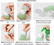 Carica l'immagine nel visualizzatore di Gallery, Set di bottiglie da toilette ricaricabile.Grado alimento,prova di... - Ilgrandebazar