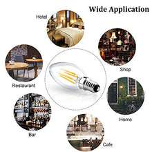 Carica l'immagine nel visualizzatore di Gallery, Bonlux E14 Lampadine a Candela LED Dimmerabili C35 Dimmerabile, Bianco Caldo - Ilgrandebazar