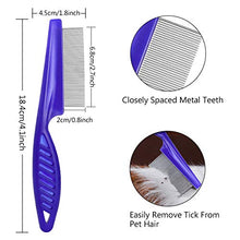 Carica l'immagine nel visualizzatore di Gallery, MELLIEX Pinza Zecche di Professionale per Animali, Cani e Gatti, con 3 Pezzi...