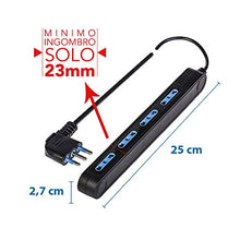 Carica l'immagine nel visualizzatore di Gallery, Poly pool pp2522.2 ciabatta multipresa spaziozero con spina 16 a e 4 prese...