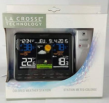 Carica l'immagine nel visualizzatore di Gallery, La Crosse Technology - WS6825 BLA, Stazione meteorologica, con sensore... - Ilgrandebazar