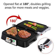 Carica l'immagine nel visualizzatore di Gallery, Aigostar Hitte 30HFA - Panini Maker/Griglia, Pressa a Griglia, Antiaderente - Ilgrandebazar