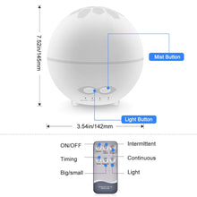Carica l'immagine nel visualizzatore di Gallery, laxikoo Diffusore di Aromi, 400ml Umidificatore Ultrasuoni con Cambio 7... - Ilgrandebazar