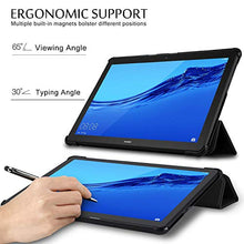 Carica l'immagine nel visualizzatore di Gallery, IVSO Custodia Cover per Huawei Mediapad T5 10, Slim Smart Protettiva Nero