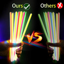 Carica l'immagine nel visualizzatore di Gallery, AMZJUPWM Braccialetti Luminosi Fluorescenti 490pcs, Glow Stick 106 100PCS - Ilgrandebazar