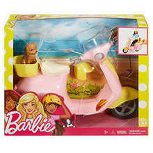 Carica l'immagine nel visualizzatore di Gallery, Barbie Scooter e Cagnolino, Moto con Cucciolo e Casco, Bambola Non Inclusa,... - Ilgrandebazar