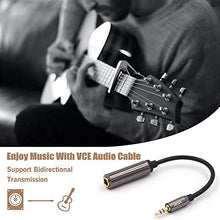 Carica l'immagine nel visualizzatore di Gallery, VCE Cavo Prolunga Cuffie Adattatore Audio Jack 3.5mm Maschio a 6.35mm...