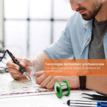 Carica l'immagine nel visualizzatore di Gallery, Saldatore Kit,Preciva 60W 220V Kit di Saldatura a Stagno...