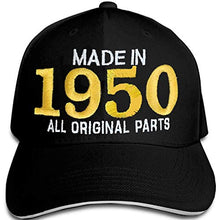 Carica l'immagine nel visualizzatore di Gallery, Bombo Cappello per Compleanno 70 Anni Nero
