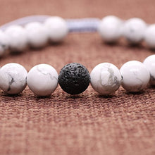 Carica l'immagine nel visualizzatore di Gallery, COAI Coppia Bracciali della Distanza per Lui e Per Lei, Alite, Pietra Lavica