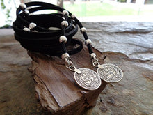 Carica l'immagine nel visualizzatore di Gallery, BLACK BOHO GYPSY CHOKER ★ Colletto avvolgente - Ilgrandebazar