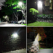 Carica l'immagine nel visualizzatore di Gallery, CLY Faretto Solare con Sensore di Movimento 60 LED, Luce da Esterno,...