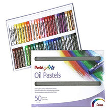 Carica l'immagine nel visualizzatore di Gallery, Pentel PHN Pastelli Olio, Confezione da 50 Pezzi 50 pezzi - Ilgrandebazar