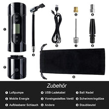 Carica l'immagine nel visualizzatore di Gallery, Pompa ad aria elettrica per auto, compressore elettrico con batteria, Tipo B