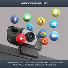 Carica l'immagine nel visualizzatore di Gallery, ieGeek Webcam per PC con Microfono, Full HD 1080P Videocamera Web USB per...