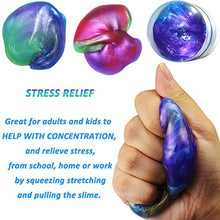 Carica l'immagine nel visualizzatore di Gallery, SWZY Fluffy Slime, 6 Pack Galaxy Slime Kit Stress Relief DIY Toys Fruit - Ilgrandebazar