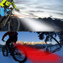 Carica l'immagine nel visualizzatore di Gallery, AMANKA Luci per Bicicletta, Set Luce Bici LED Light con 5V/2A...