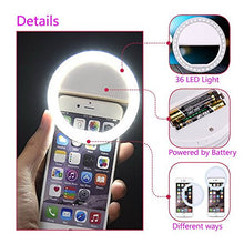 Carica l'immagine nel visualizzatore di Gallery, AUTOPkio Selfie Ring Light, 36 Anello luminoso a LED Supplemento Batteria - Ilgrandebazar