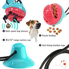 Carica l'immagine nel visualizzatore di Gallery, VZATT Pet Palla con Ventosa, Giocattoli da Masticare per Cani, Gioco blu
