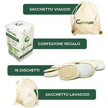 Carica l'immagine nel visualizzatore di Gallery, Dischetti Struccanti Lavabili Bambù Riutilizzabili 16 Pezzi Salviette...