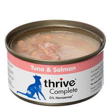 Carica l'immagine nel visualizzatore di Gallery, thrive - Cibo Completo per Gatti con tonno e Salmone (12 x 75 g) - 900 g