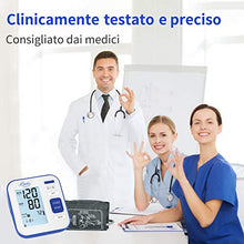 Carica l'immagine nel visualizzatore di Gallery, Misuratore Pressione Sanguigna da Braccio, Lovia Sfigmomanometro Elettronico...